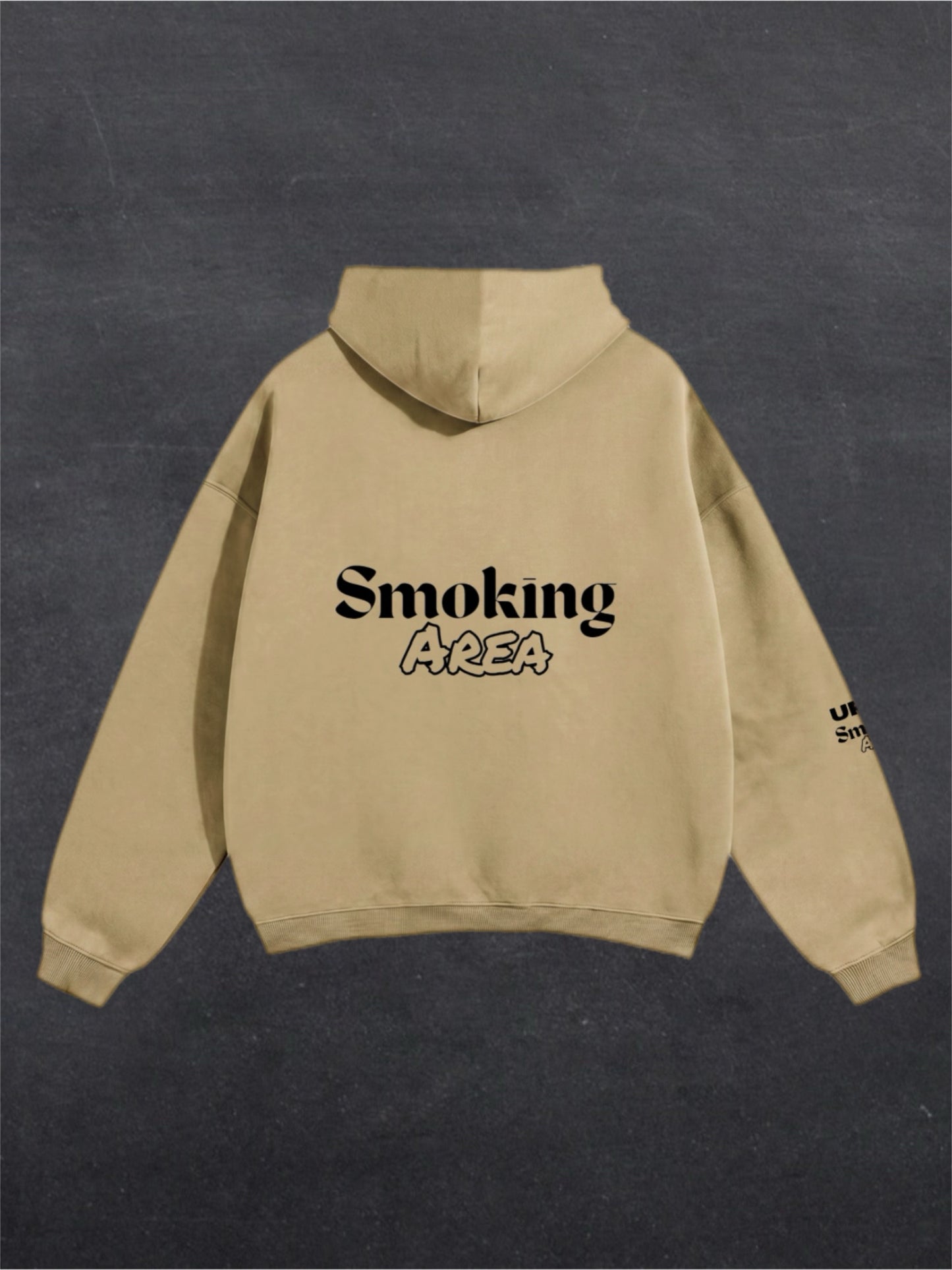LIGHT SMOKING AREA UNISEX HOODIE - BACK PRINT (multiple colours)