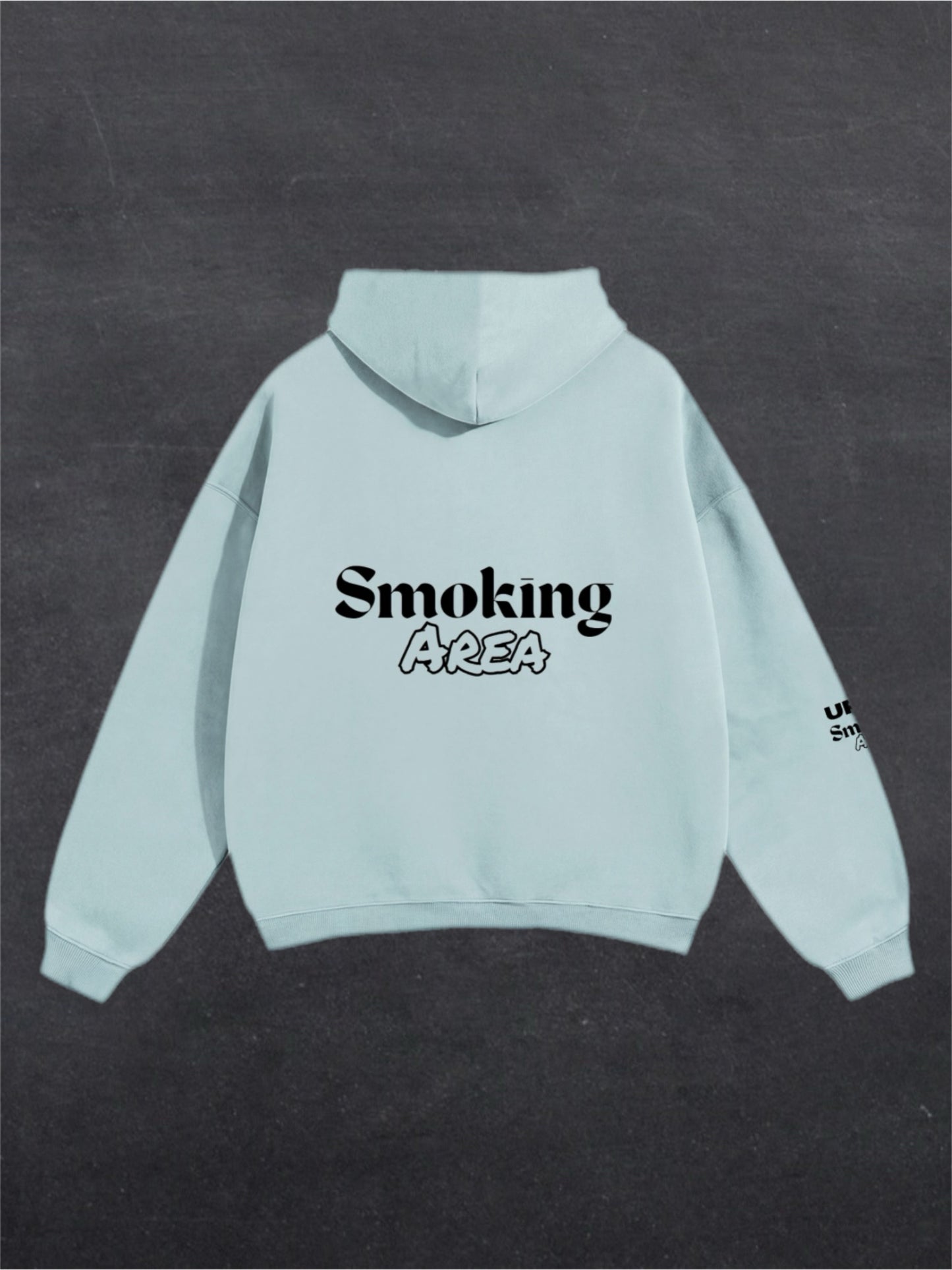 LIGHT SMOKING AREA UNISEX HOODIE - BACK PRINT (multiple colours)