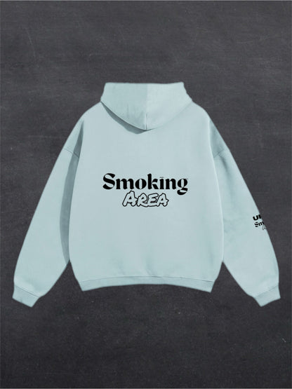 LIGHT SMOKING AREA UNISEX HOODIE - BACK PRINT (multiple colours)