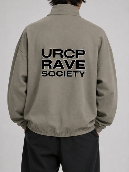URCP RAVE SOCIETY UNISEX ZIP UP JACKET (back design)