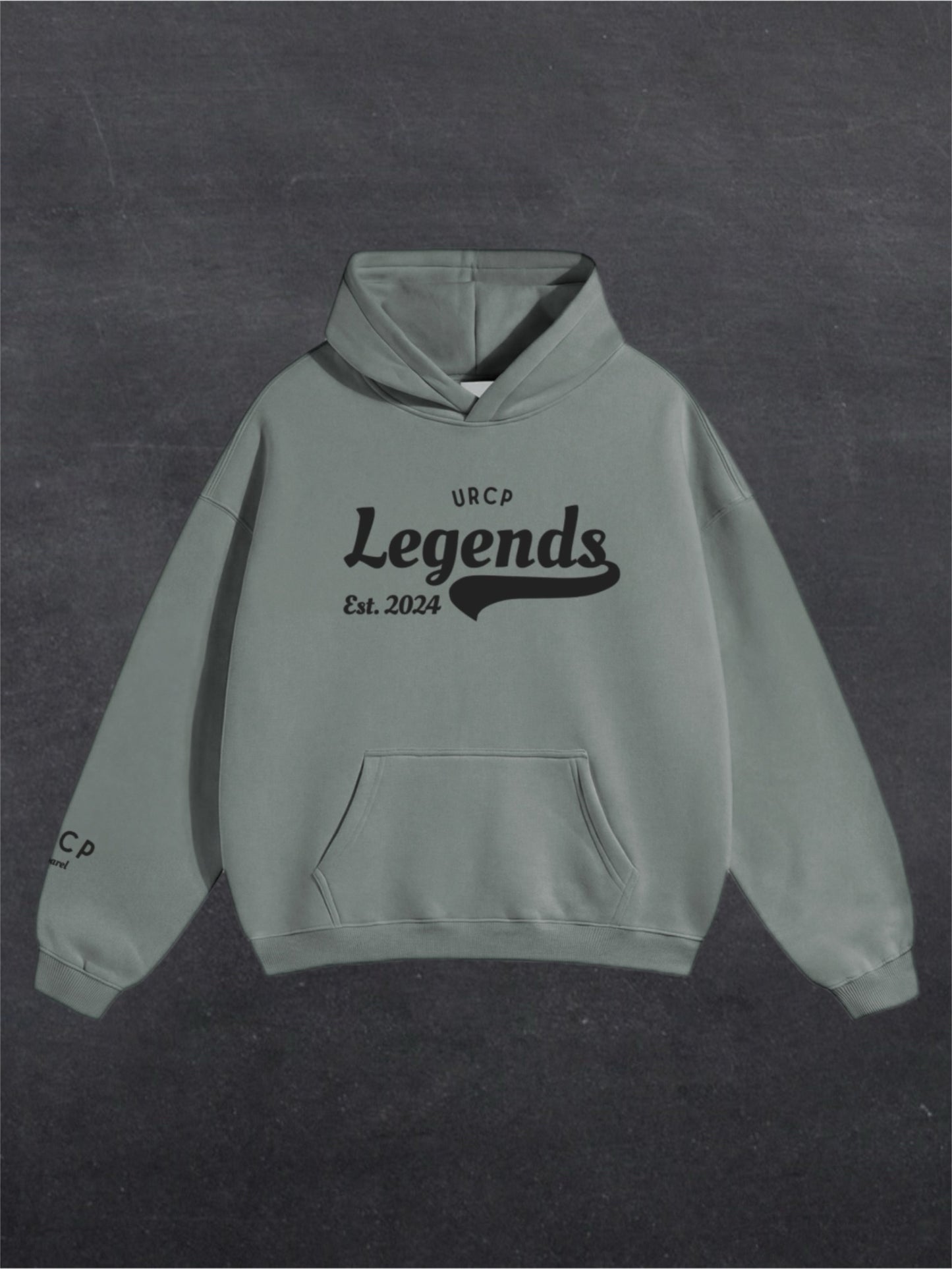 URCP LEGENDS UNISEX HOODIE - FRONT PRINT (multiple colours)