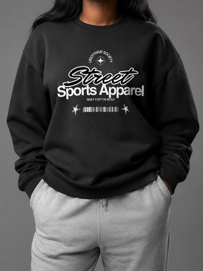 SPORTS APPAREL UNISEX SWEATSHIRT (front design)