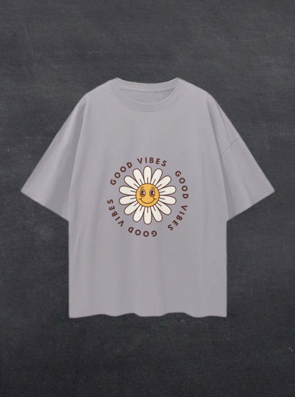 GOOD VIBES UNISEX TEE - FRONT PRINT (multiple colours)