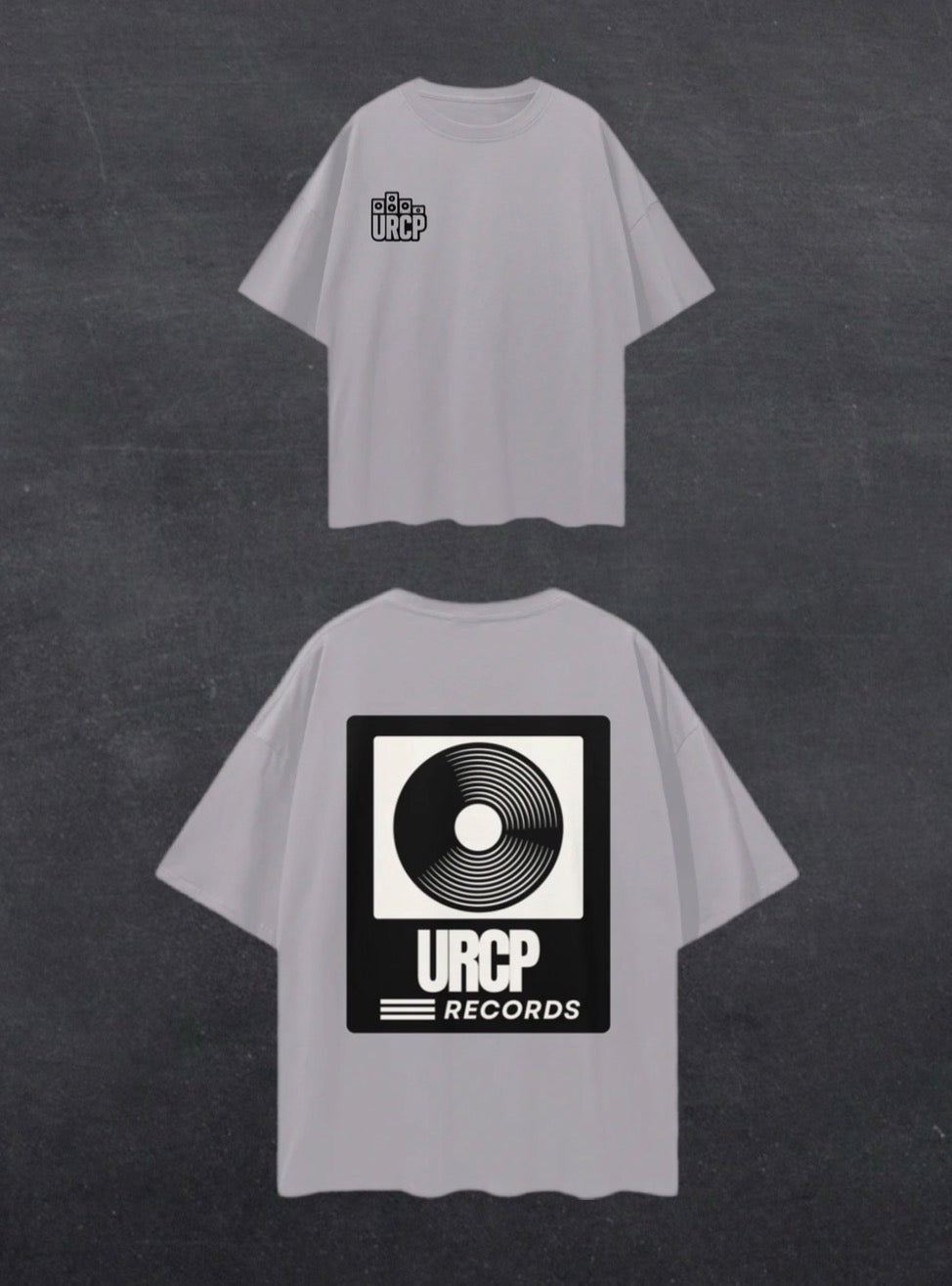 URCP RECORDS UNISEX TEE - BACK PRINT (multiple colours)