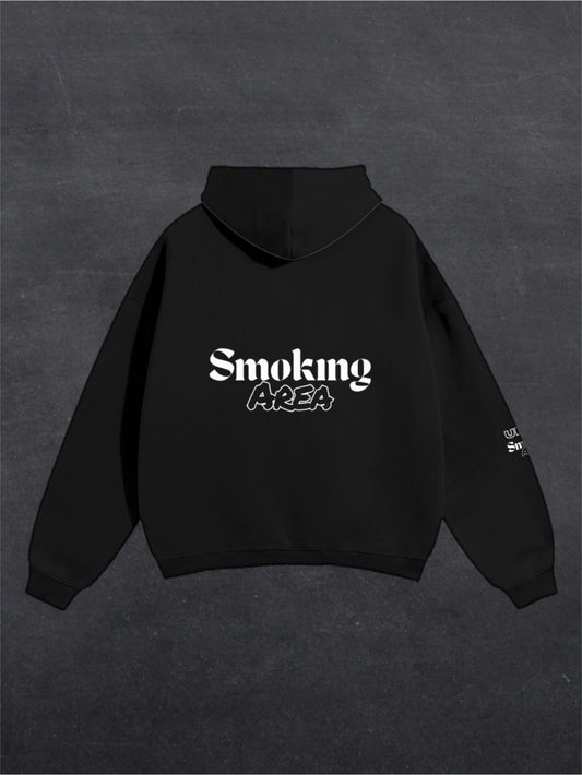 DARK SMOKING AREA UNISEX HOODIE - BACK PRINT (multiple colours)