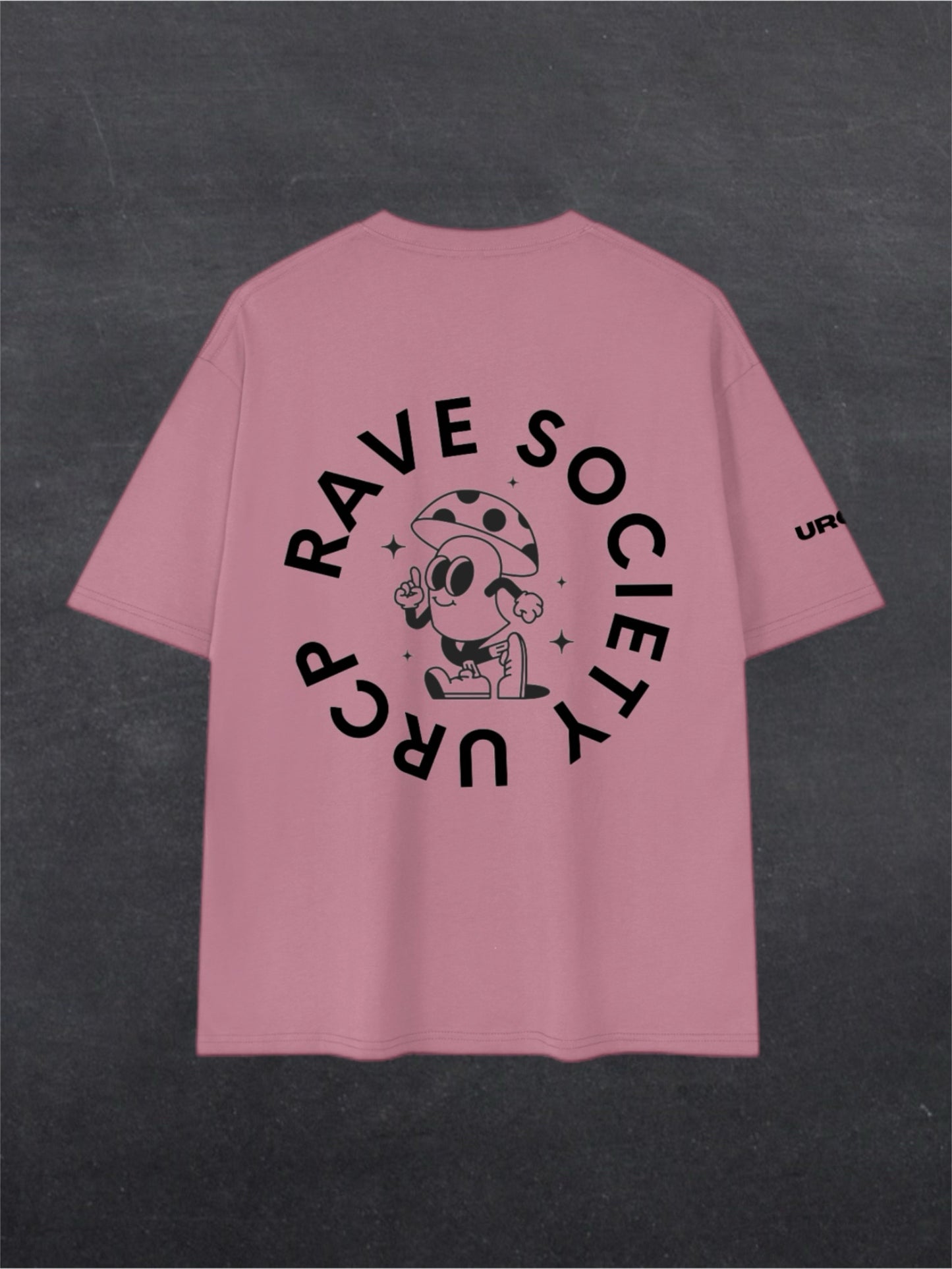 URCP MUSHROOM UNISEX TEE - BACK PRINT (multiple colours)