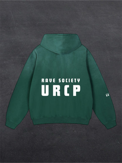 URCP Rave Society Unisex Fade Hoodie - BACK PRINT (multiple colours)