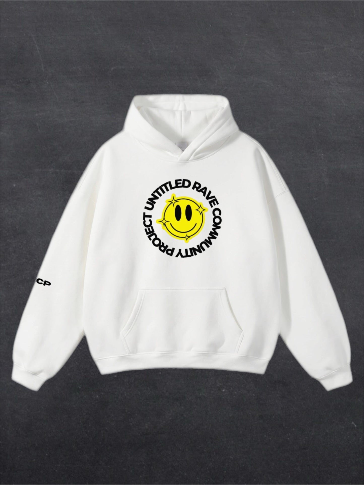 URCP SMILEY UNISEX HOODIE - FRONT PRINT (multiple colours)