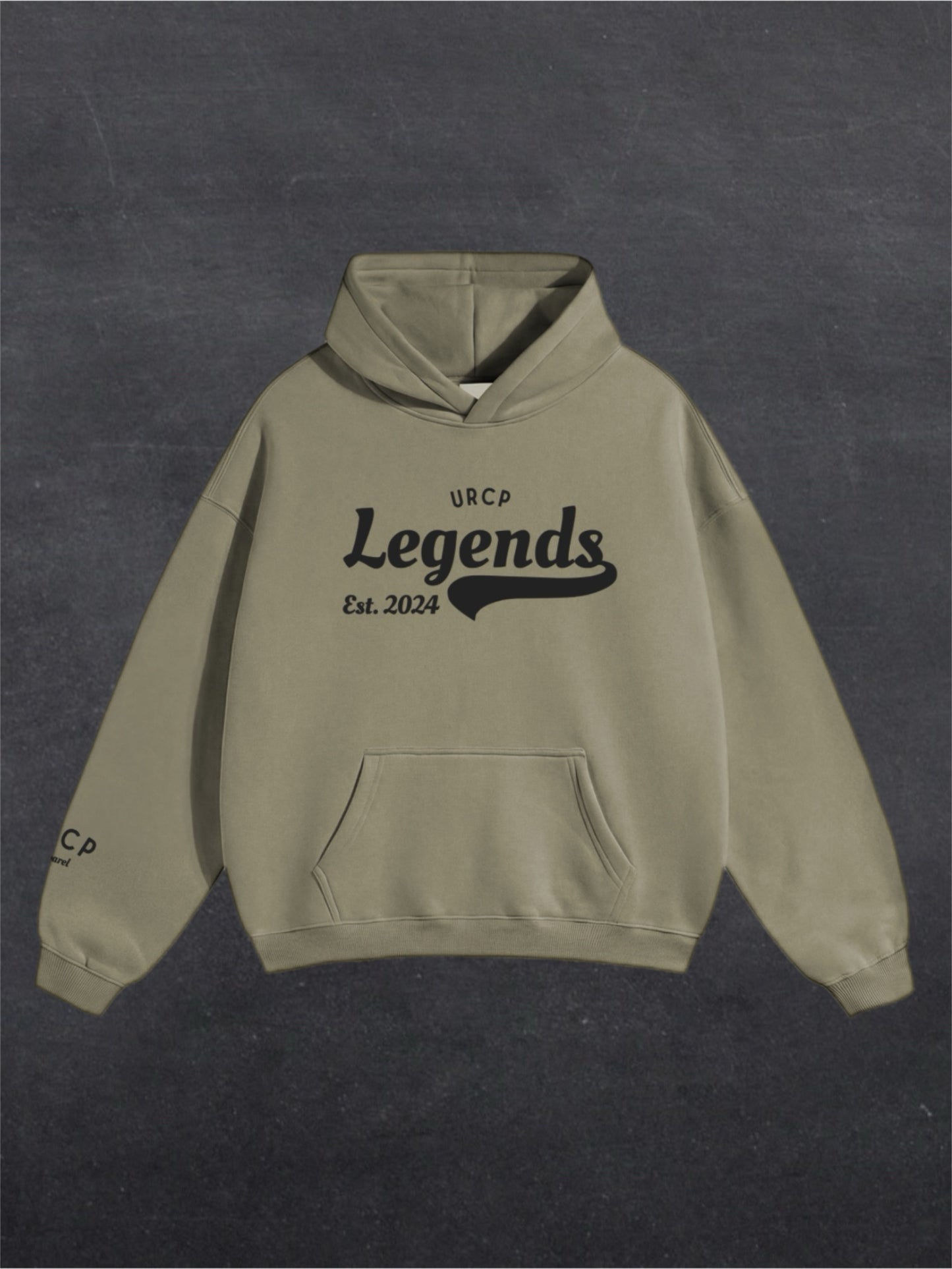 URCP LEGENDS UNISEX HOODIE - FRONT PRINT (multiple colours)