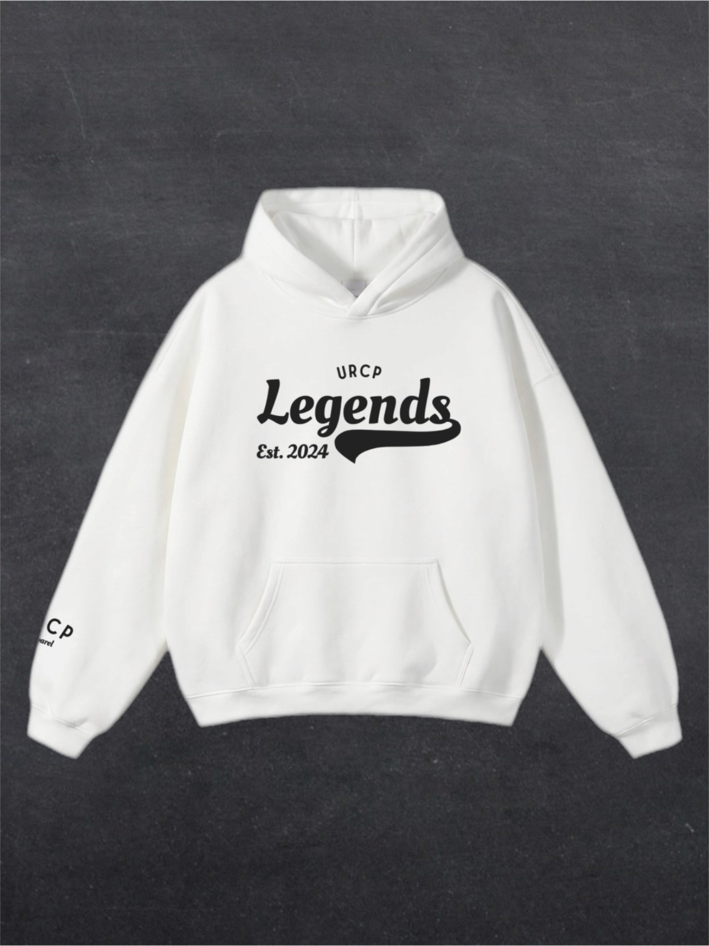 URCP LEGENDS UNISEX HOODIE - FRONT PRINT (multiple colours)