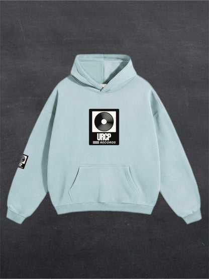 URCP RECORDS UNISEX HOODIE - FRONT PRINT (multiple colours)