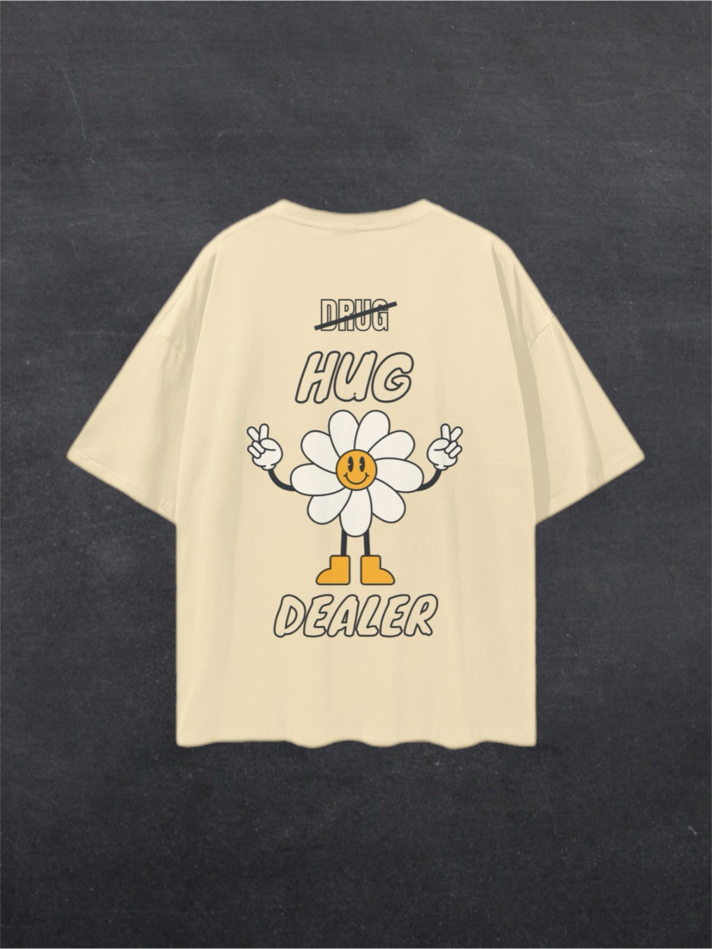 HUG DEALER UNISEX TEE - BACK PRINT (multiple colours)