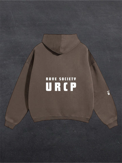 RAVE SOCIETY URCP UNISEX HOODIES - BACK PRINT (multiple colours)