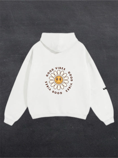 GOOD VIBES UNISEX HOODIE - BACK PRINT (multiple colours)