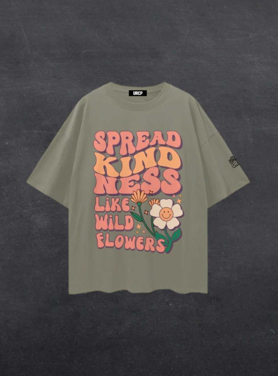 SPREAD KINDNESS UNISEX TEE - FRONT PRINT (multiple colours)