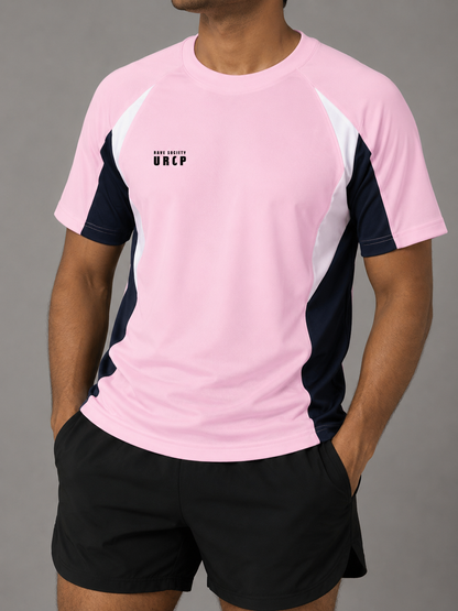URCP RAVE SOCIETY UNISEX COLOUR BLOCK TOP (back design)