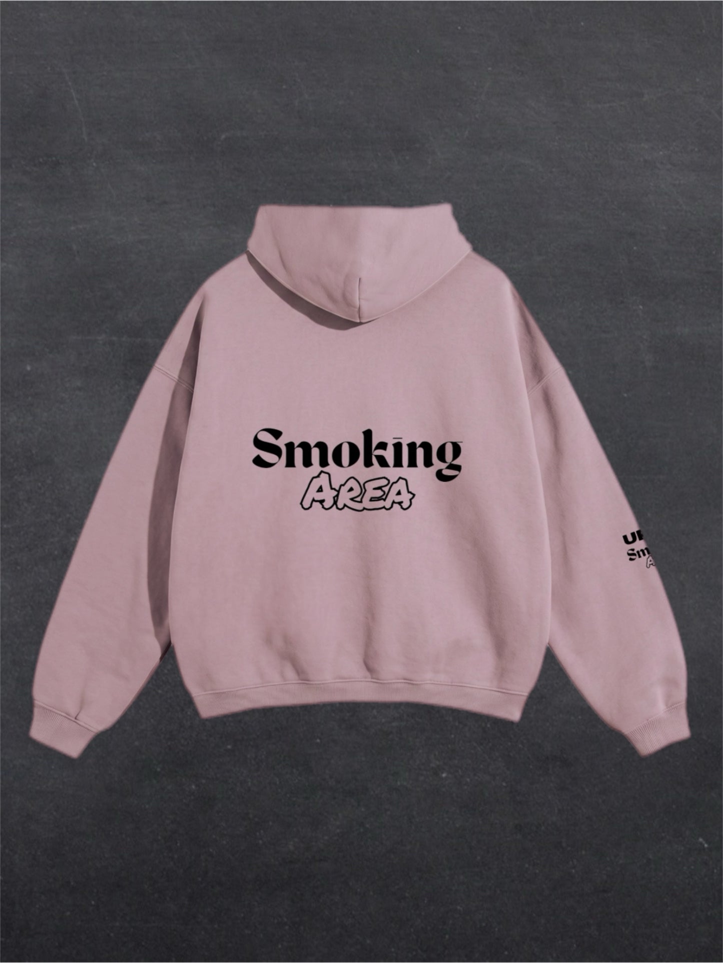 LIGHT SMOKING AREA UNISEX HOODIE - BACK PRINT (multiple colours)