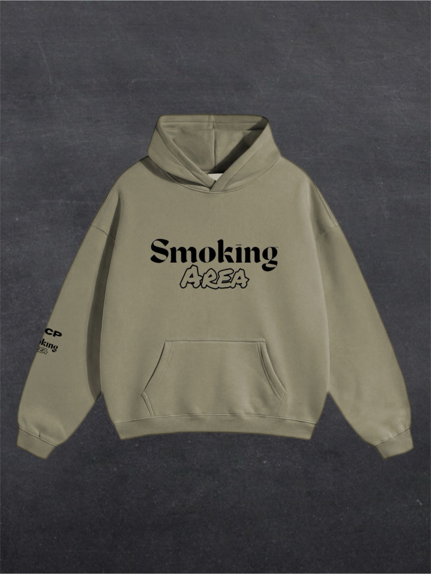 LIGHT SMOKING AREA UNISEX HOODIE - FRONT PRINT (multiple colours)