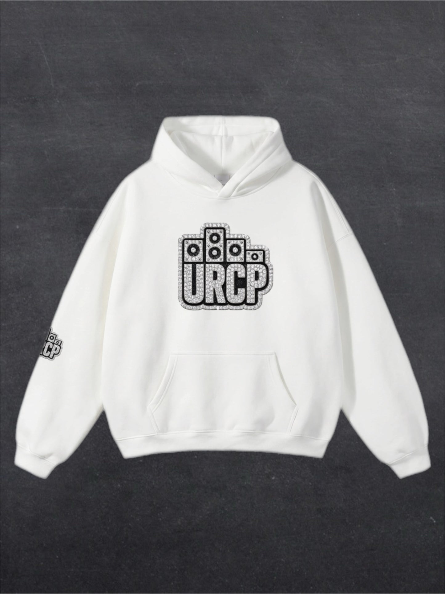 URCP DIAMOND UNISEX HOODIE - FRONT PRINT (multiple colours)