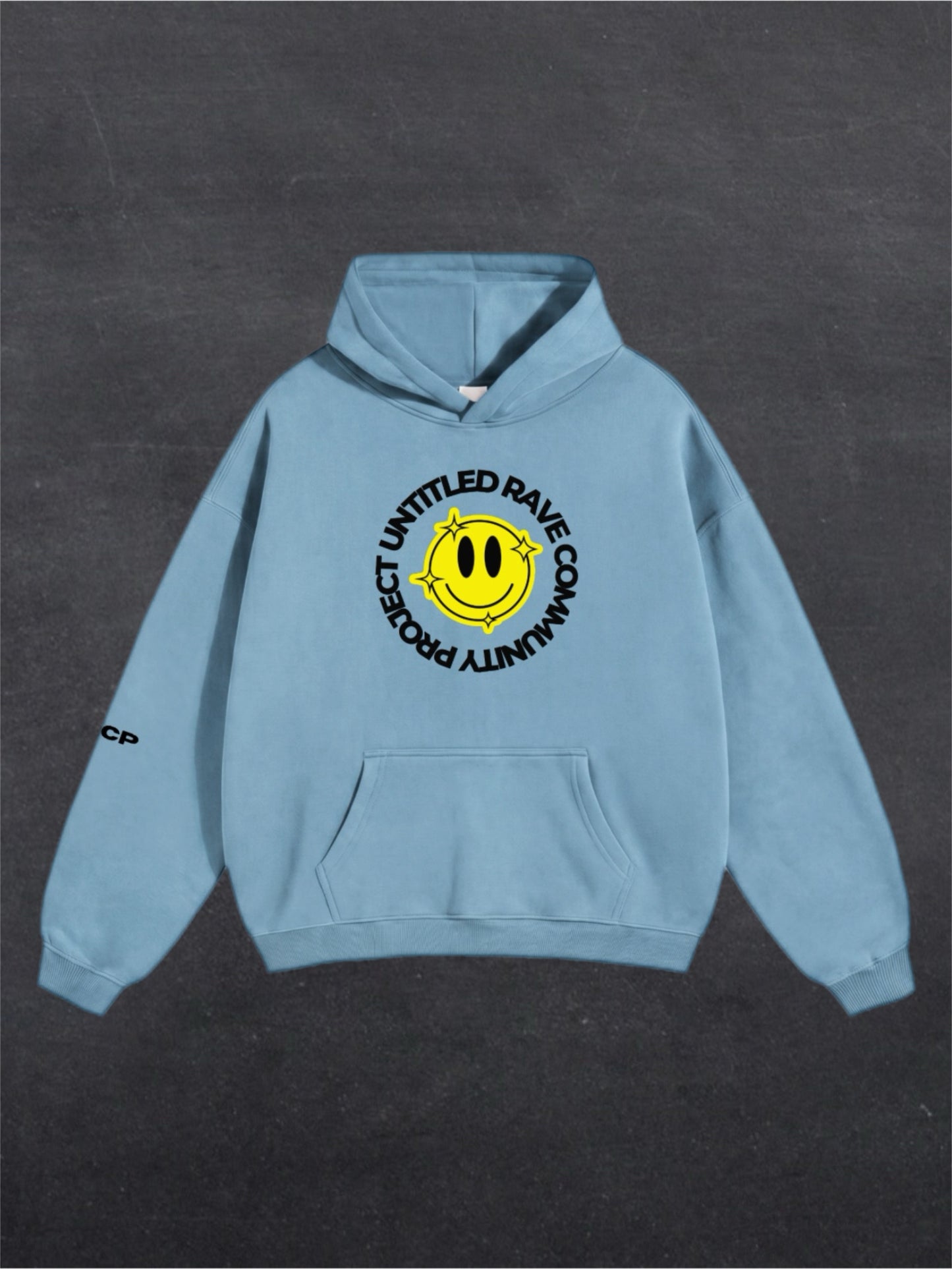 URCP SMILEY UNISEX HOODIE - FRONT PRINT (multiple colours)