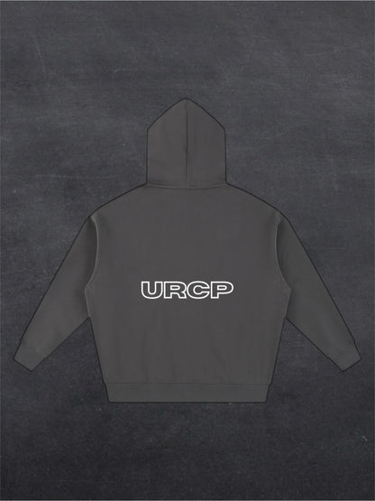 SMOKING AREA UNISEX ZIP UP HOODIE - FRONT PRINT (multiple colours)