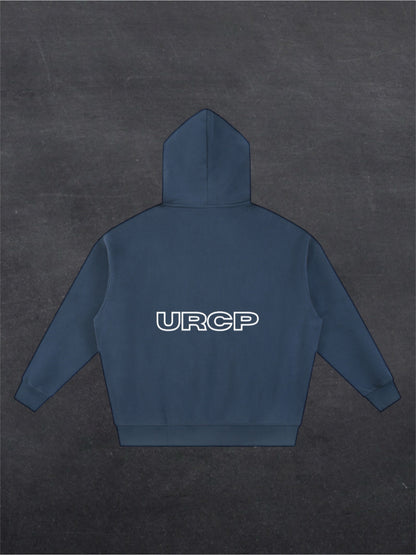 SMOKING AREA UNISEX ZIP UP HOODIE - FRONT PRINT (multiple colours)