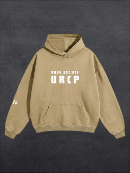 RAVE SOCIETY URCP UNISEX HOODIE - FRONT PRINT (multiple colours)