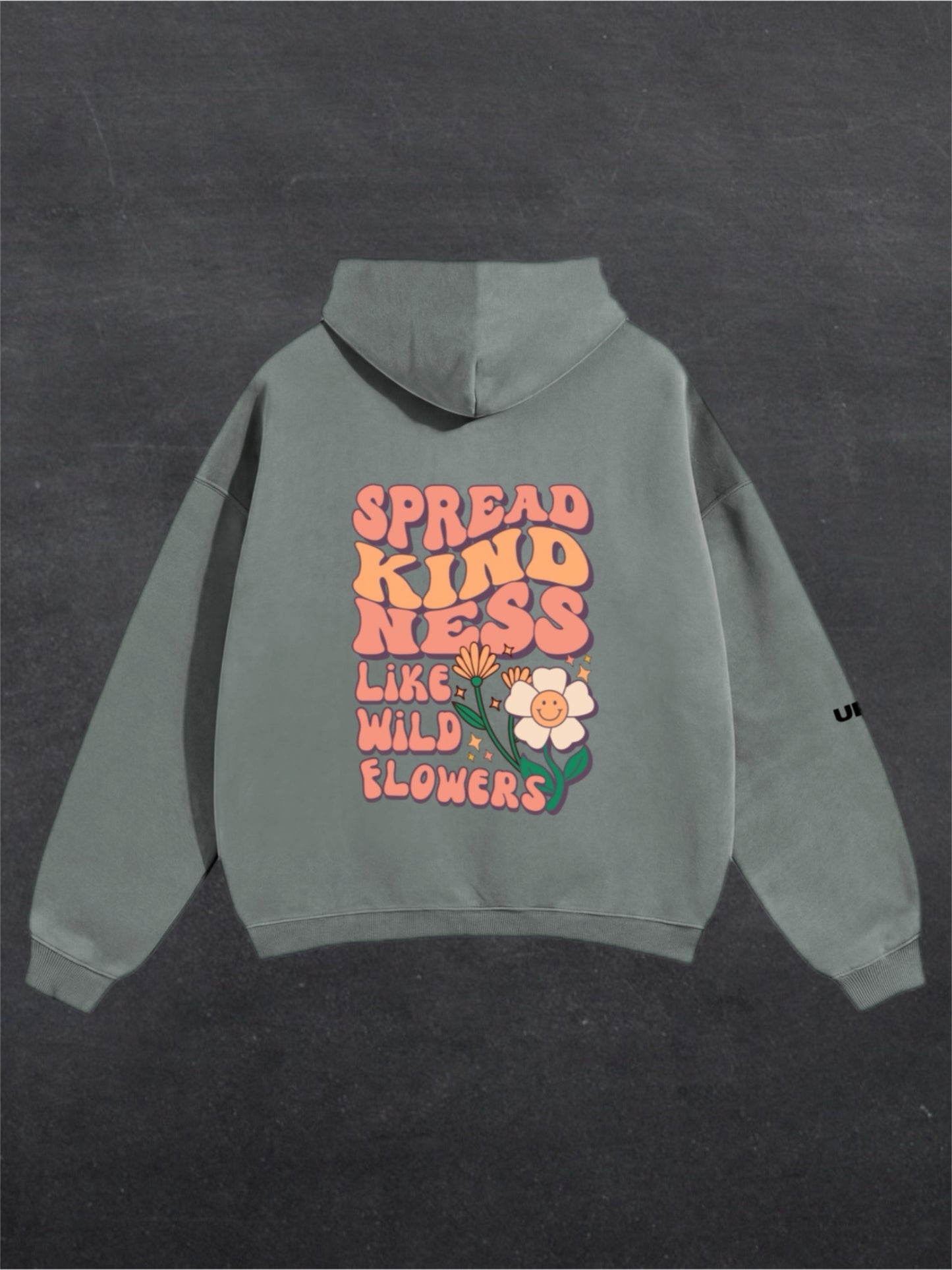 SPREAD KINDNESS UNISEX HOODIE - BACK PRINT (multiple colours)