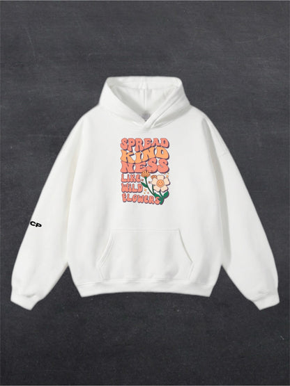 SPREAD KINDNESS UNISEX HOODIE - FRONT PRINT (multiple colours)