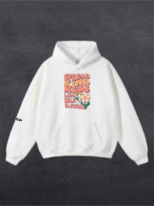 SPREAD KINDNESS UNISEX HOODIE - FRONT PRINT (multiple colours)
