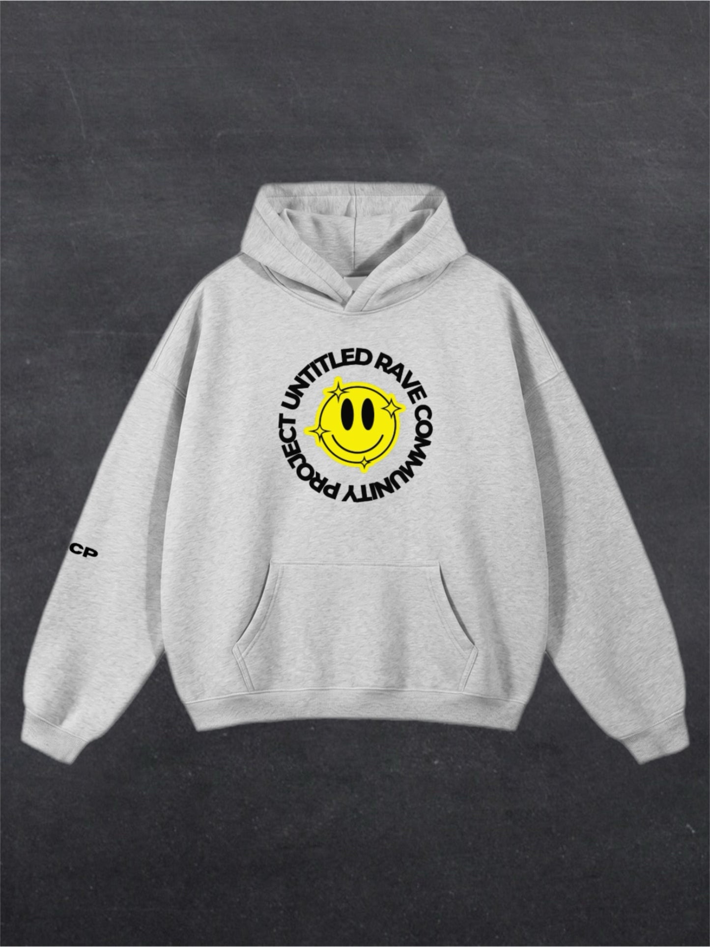 URCP SMILEY UNISEX HOODIE - FRONT PRINT (multiple colours)