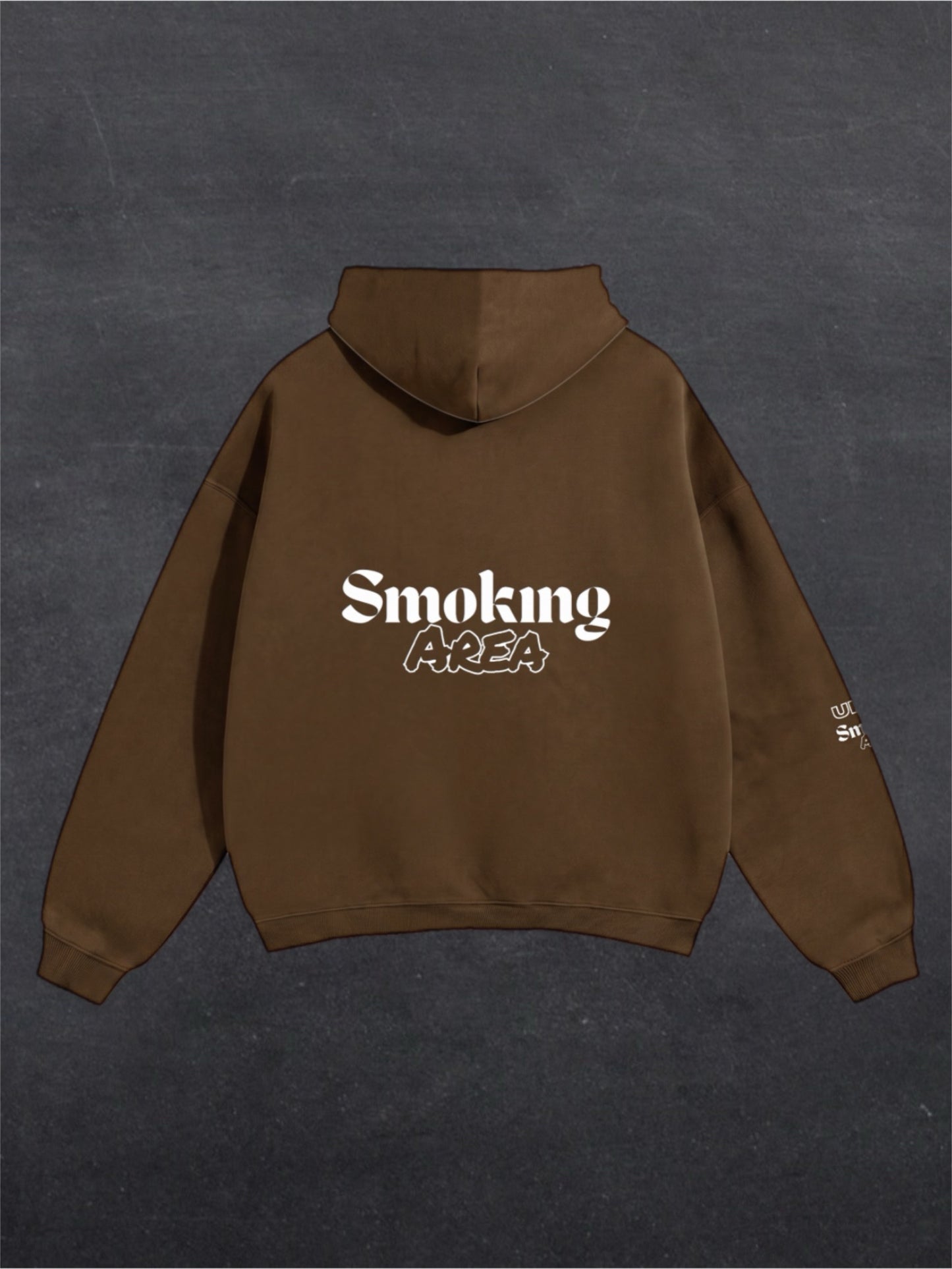 DARK SMOKING AREA UNISEX HOODIE - BACK PRINT (multiple colours)