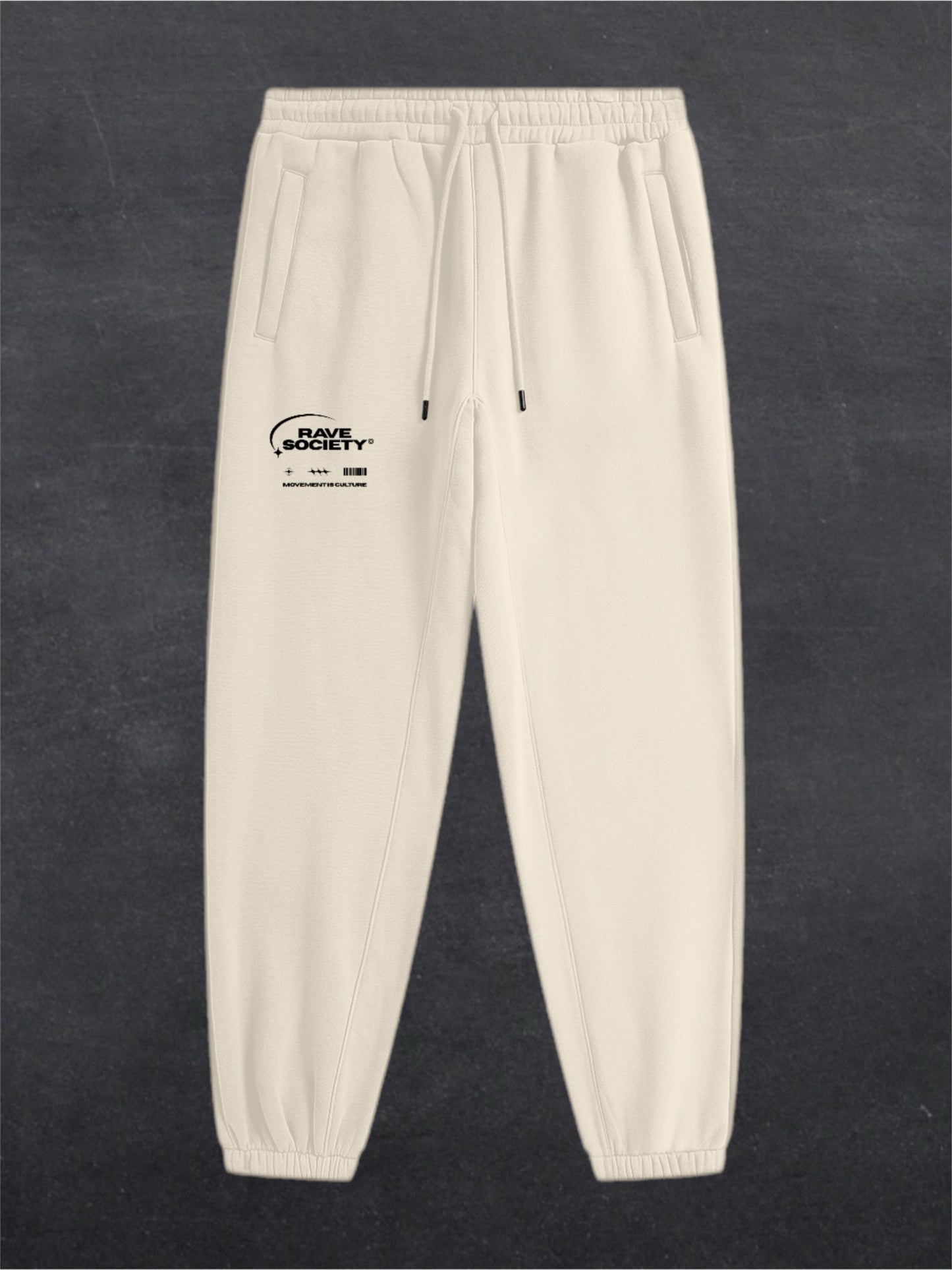RAVE SOCIETY UNISEX FLEECE JOGGERS (multiple colours)
