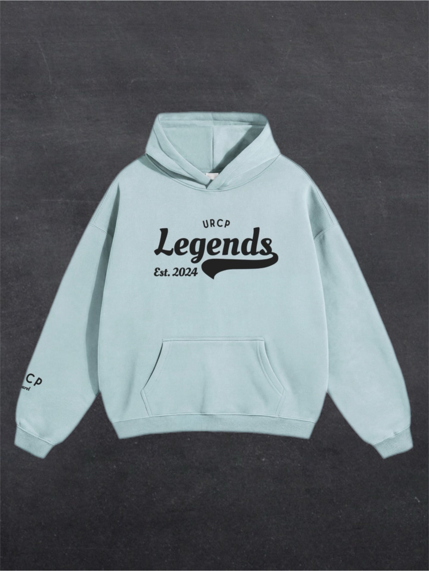URCP LEGENDS UNISEX HOODIE - FRONT PRINT (multiple colours)