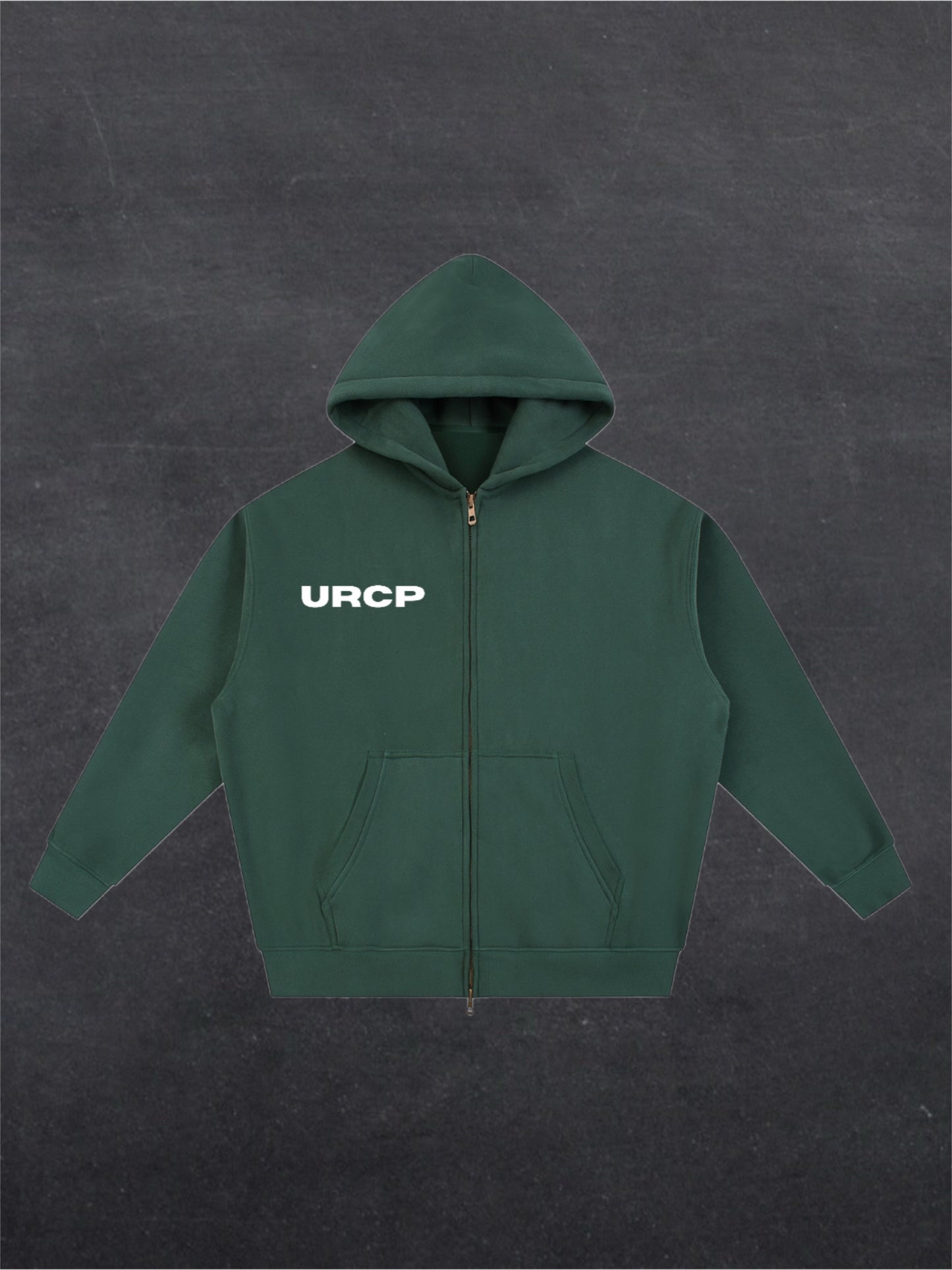 SMOKING AREA UNISEX ZIP UP HOODIE - BACK PRINT (multiple colours)