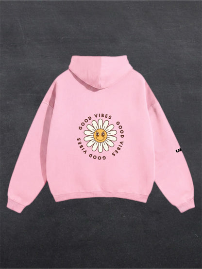 GOOD VIBES UNISEX HOODIE - BACK PRINT (multiple colours)