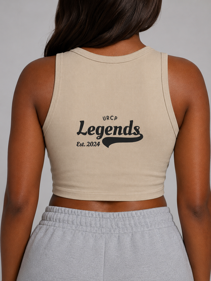 URCP LEGENDS CREWNECK CROP TOP (back design)