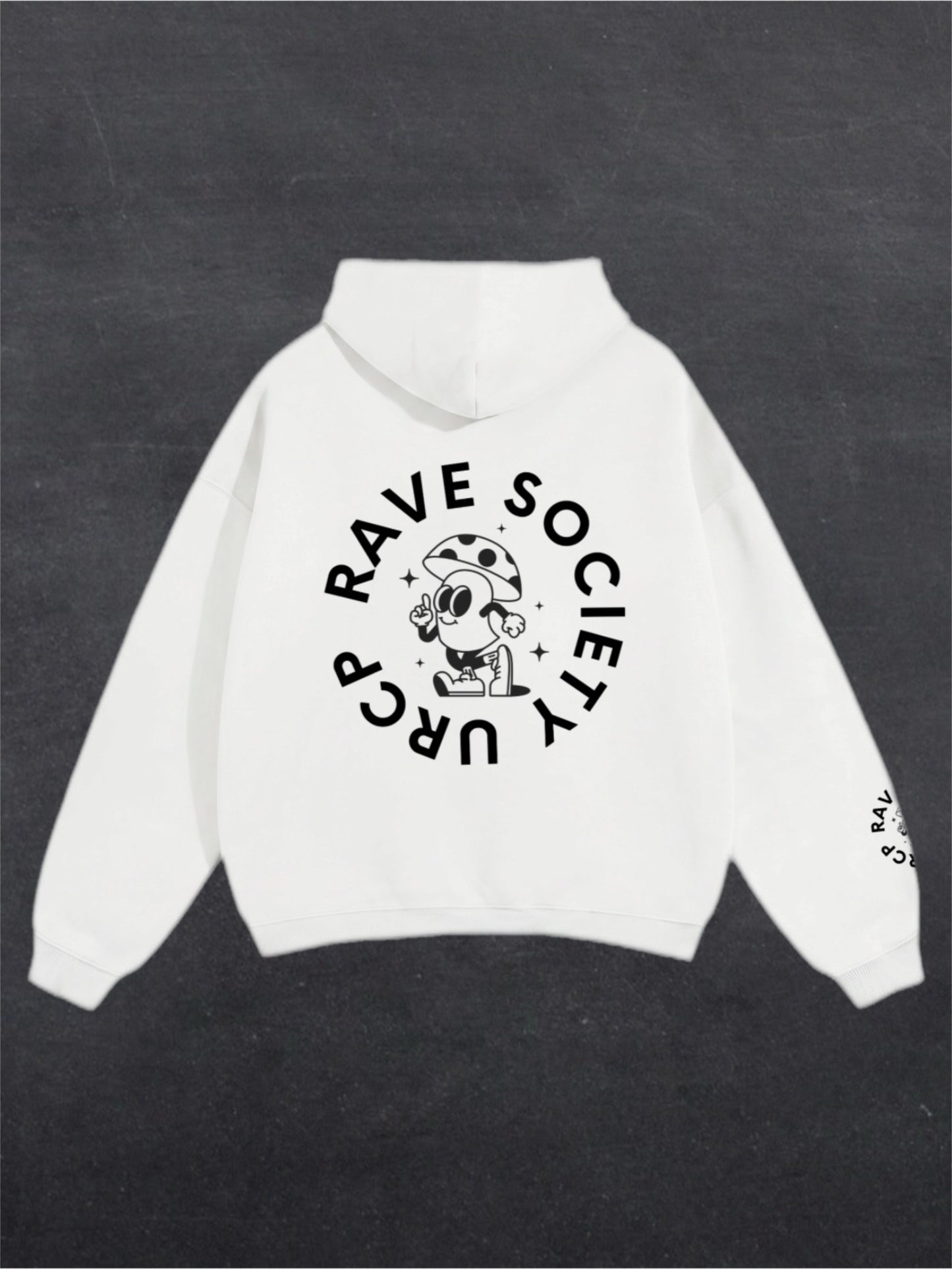 URCP MUSHROOM UNISEX HOODIE - BACK PRINT (multiple colours)