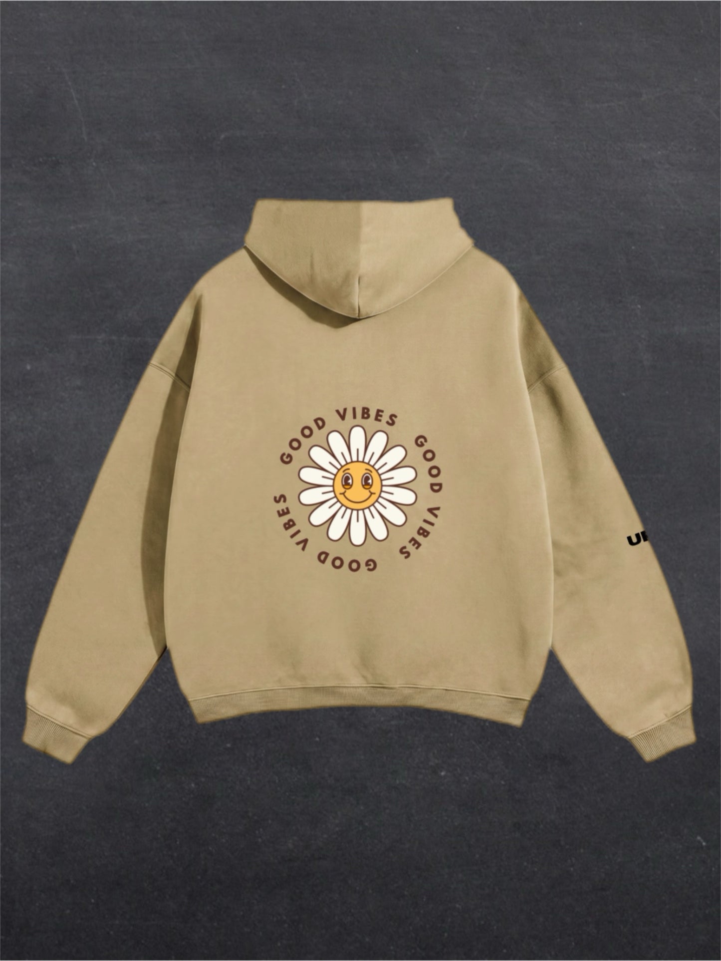 GOOD VIBES UNISEX HOODIE - BACK PRINT (multiple colours)