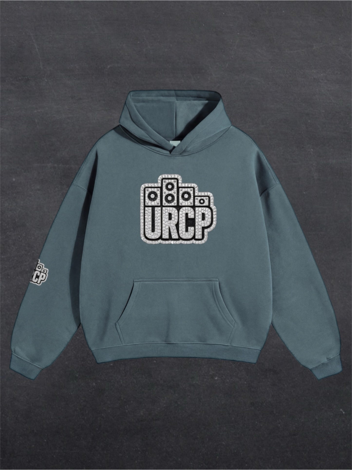 URCP DIAMOND UNISEX HOODIE - FRONT PRINT (multiple colours)