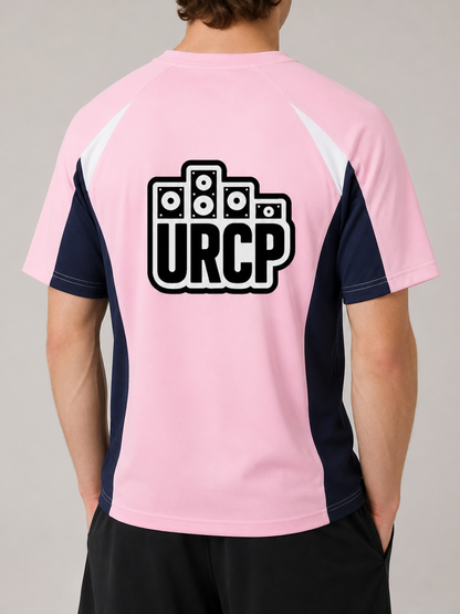 URCP LOGO UNISEX COLOUR BLOCK TOP (back design)