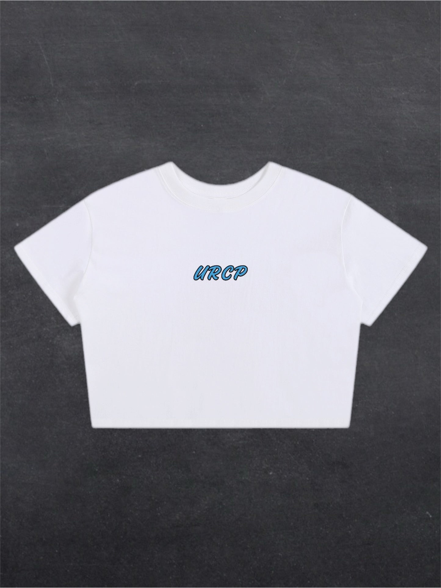 DON'T DO DRUGS CROPPED TEE - BACK PRINT (black/white)