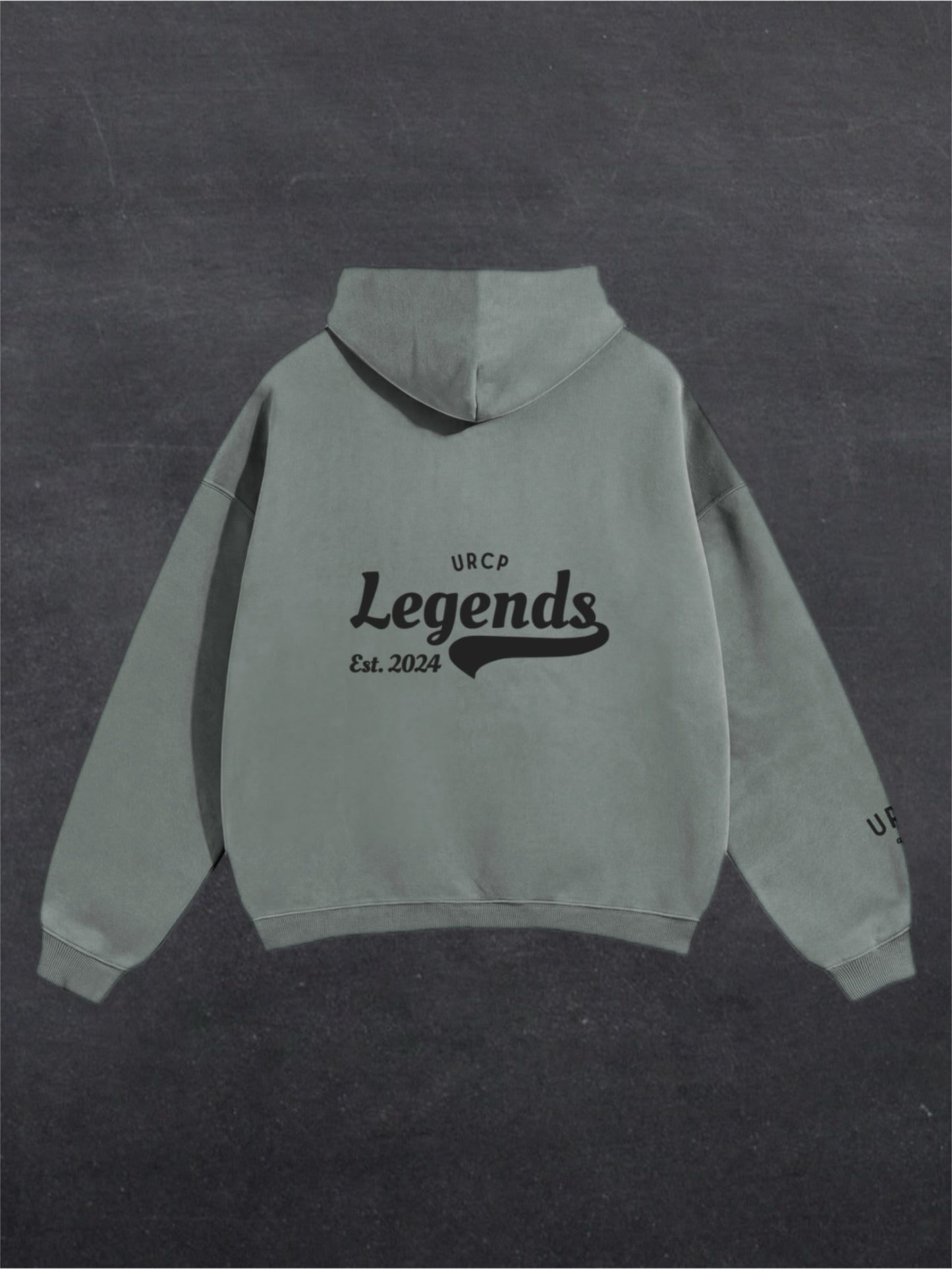URCP LEGENDS UNISEX HOODIE (back design)