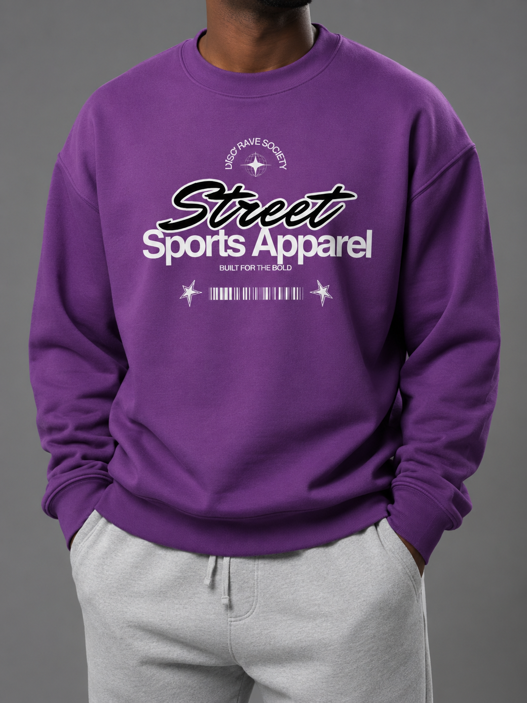 SPORTS APPAREL UNISEX SWEATSHIRT (front design)