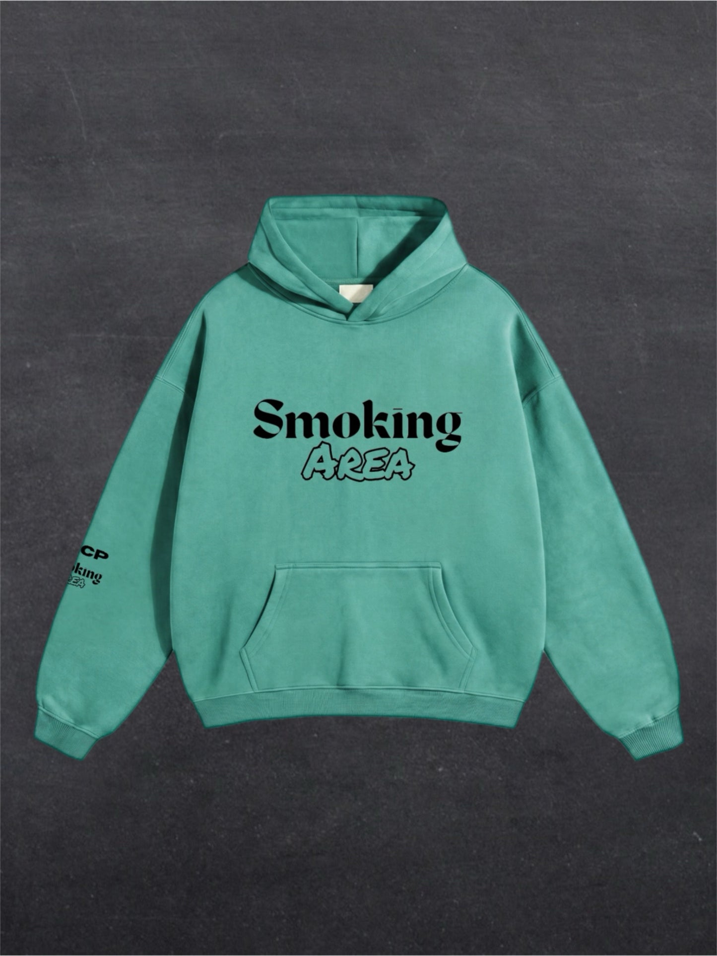 LIGHT SMOKING AREA UNISEX HOODIE - FRONT PRINT (multiple colours)