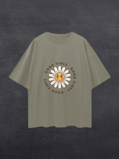 GOOD VIBES UNISEX TEE - FRONT PRINT (multiple colours)