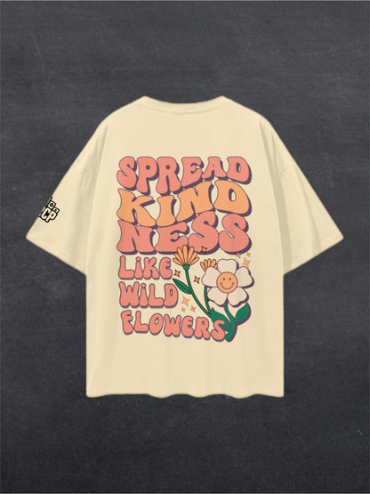 SPREAD KINDNESS UNISEX TEE - BACK PRINT (multiple colours)