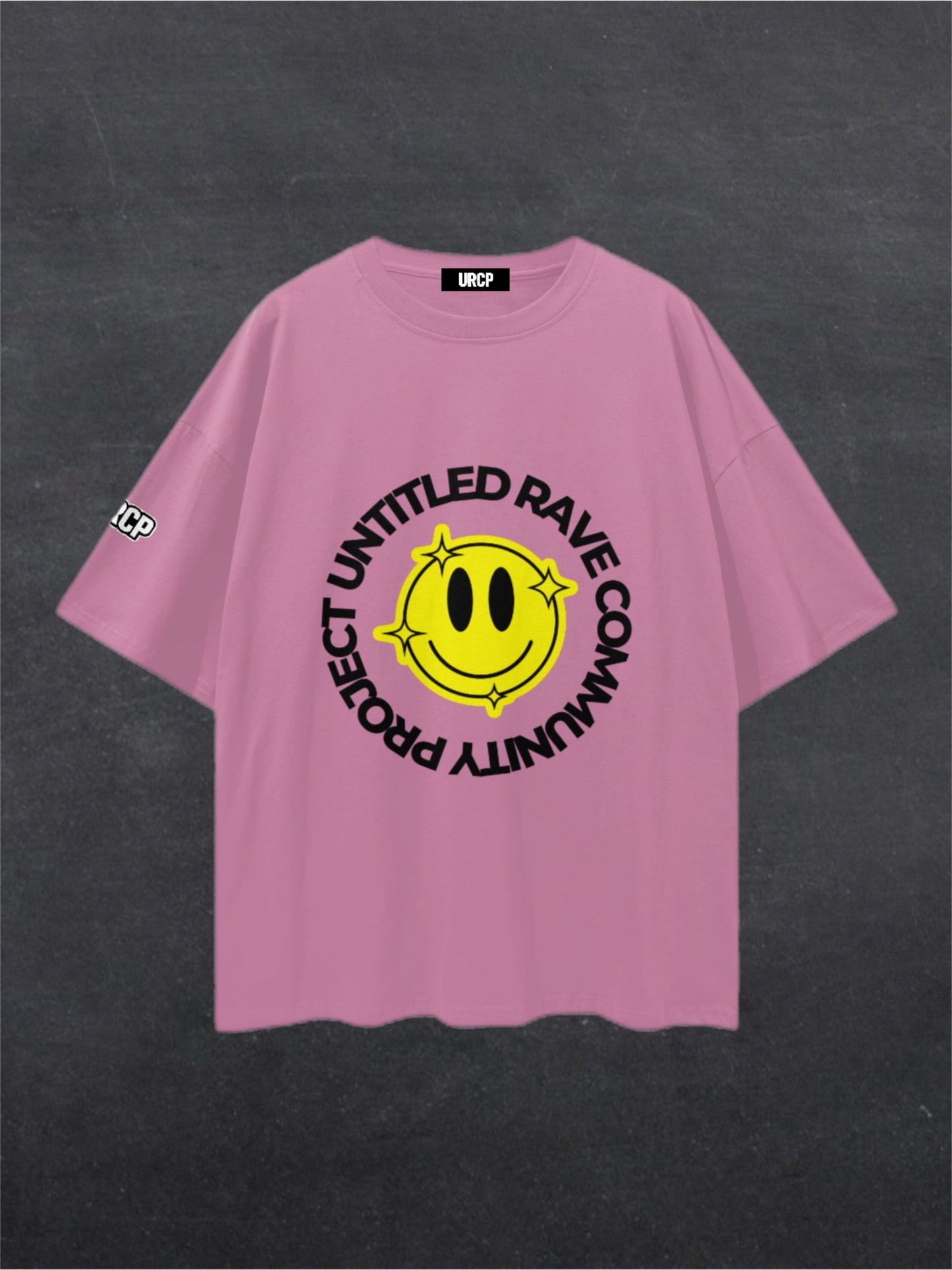URCP SMILEY UNISEX TEE - FRONT PRINT (multiple colours)