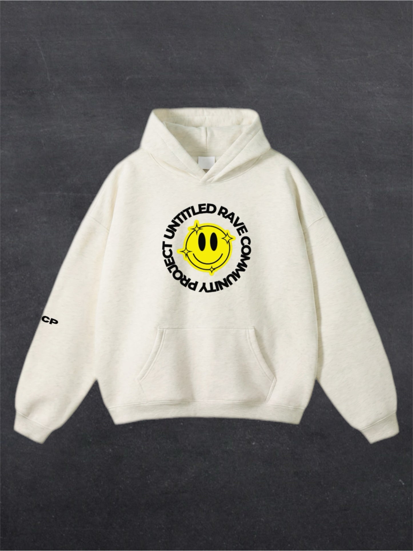 URCP SMILEY UNISEX HOODIE - FRONT PRINT (multiple colours)
