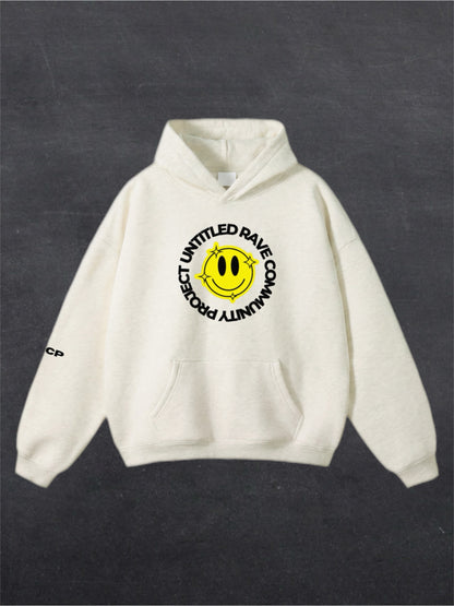 URCP SMILEY UNISEX HOODIE - FRONT PRINT (multiple colours)